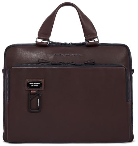 Piquadro Harper 2 Handle Briefcase Dark Brown