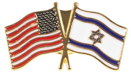 VALICLUD Flaggenabzeichen Anstecknadeln Mit Israelischer Flagge Israelische Flaggen-pins Brosche Mit Israelischem Abzeichen Patriotisches Dekoration Kleidung Zinklegierung Partei-emblem