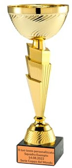 Larius Coppa d'onore Classic Cup – Premio trofeo con/senza incisione (con testo desiderato, L)