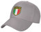 KWQDOZF Italia Italien Italienische Flagge Baseballkappe Herren Damen – Klassische Trucker-Mütze, verstellbar, einfarbig, Schwarz
