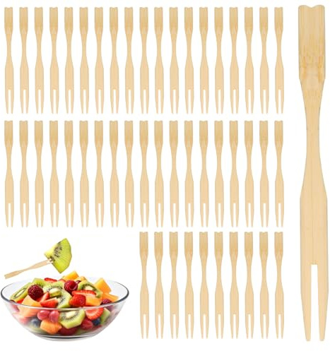 400 Pcs Mini Fruit Fork, 3.5 inch Disposable Forks for Fruit, Snack, Desserts, etc