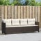 Tidyard Gartenlounge Rattan, Balkon Lounge Klein, Sonnenliege, Terrassensofa, Outdoor Sofa, Balkonmöbel, Garten Loungemöbel Set, Kissen