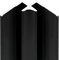 Schulte profilé d´angle intérieur 255 cm noir pour panneau mural de salle de bain DécoDesign, revêtement décoratif douche, recoupable adaptable à la hauteur du panneau