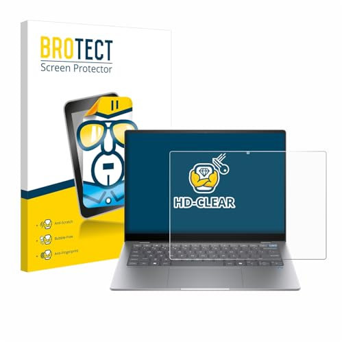 BROTECT Protector Pantalla para HP OmniBook X AI PC 14 Protector Transparente Anti-Huellas
