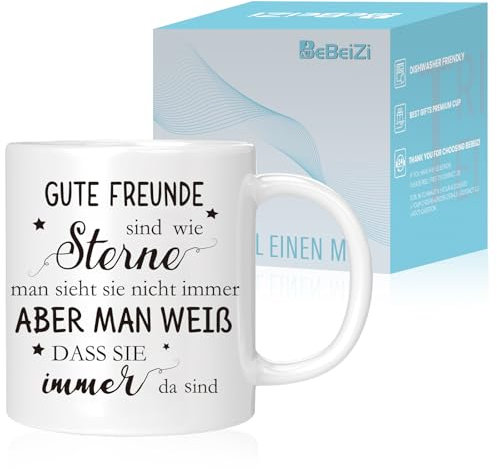 Beste Freundin Geschenke, Tassen für Gute Freunde mit Lustigen Sprüchen, Geschenk für Weihnachts, Kaffeetasse to go, Geschenk für Männer Frauen, Erntedankfest, Weihnachten