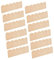 12pcs Miniature Shingles 1:12 Dollhouse Wooden Shingles Miniature Roof Tiles Decoration Accessories