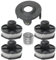 Compatible avec Makita,Remplacement 18V dur181/RF/Z,195858-1/196145-9,bobine filetée de pour tondeuse à gazon, rechange pour coupe-herbe bobine,4 bobines+1 couvercle bobine+1 ressort