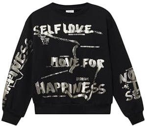 s.Oliver Kuscheliges Oversize Sweatshirt mit Folienprint