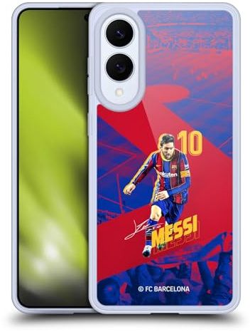 Head Case Designs Offizielle FC Barcelona Lionel Messi 2020/21 Erstes Team Gruppe 1 Gel Handyhülle Hülle [Militärischer Schutzgrad] Kompatibel mit Samsung Galaxy S25 Edge