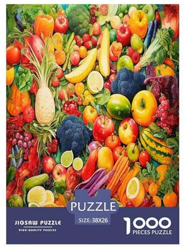 Obst-Stillleben-Kunst Erwachsene Puzzles 1000 Teile Lebensmittel Geschicklichkeitsspiel Für Die Ganze Familie Lernspiel Wohnkultur Geburtstag Stress Relief 38x26cm/1000pcs
