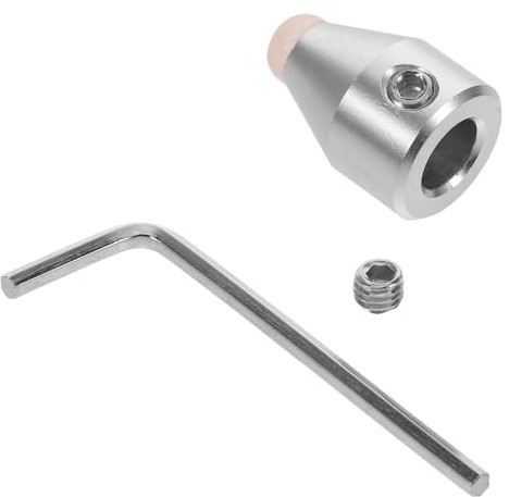Stimmgabelfüße Zubehör Satz für Frequenzheilung und Meditation 8mm | Kristallbasis, Yoga und Meditationszubehör, Silberne Metallausführung, Rund, Leicht und Stabil