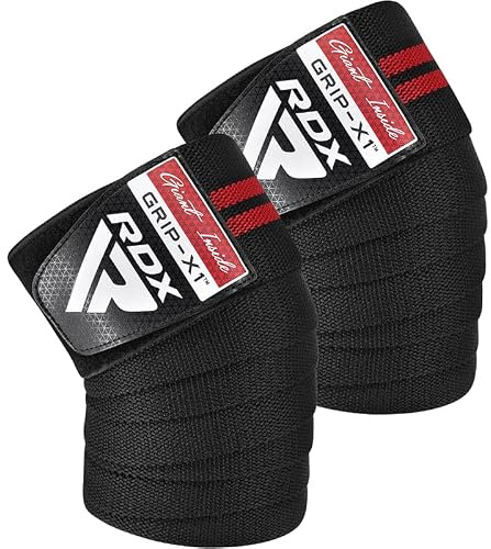 RDX GYM KNEE WRAP R11 (negro/rojo)