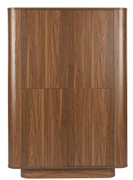 Housecraft living Almira Schrank Holz/Marmoroptik Walnussfarbe
