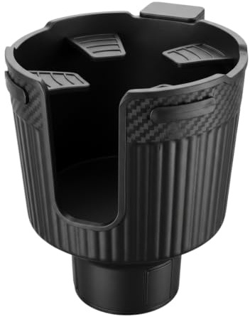 Merzio Car Cup Holder Expander, Adjustable Cup Holder for Cars, Compatible with Stanley Cup Accessories, Yeti, Nalgene, Large Water Bottle Holder and Mugs, Essential Car Organiser