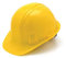 Pyramex Casque de sécurité à 4 Points avec Fermeture à Pression Jaune
