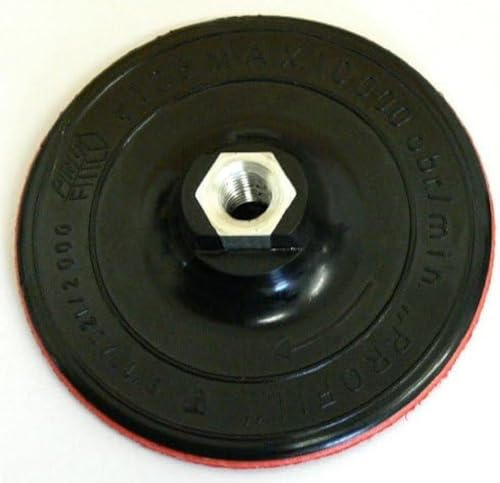 08500 Rubber Disc for Angle Grinders with Velcro 125 Mm