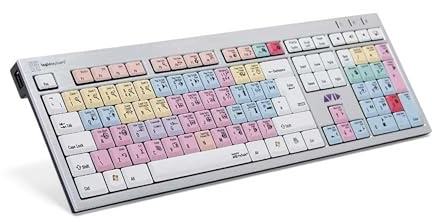 LogicKeyboard Avid Pro Tools, UK PC Slim, Englische Tastatur, kompatibel mit Accessory
