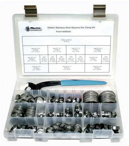 T-H Marine 18500000 Oetiker Stepless Clamp Kit with Pliers