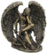 Veronese Design Statue Lucifer der gefallene Engel, 16,5 cm, Kaltguss, bronzefarben