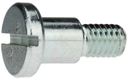 Reidl Flachkopfschrauben mit Schlitz und Ansatz 6 x 3 mm DIN 923 5.8 galv. verzinkt farblos 100 Stück