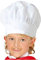 FIESTAS GUIRCA | Gorro de Cocinero Infantil (Talla Única) - Sombrero de Chef para Fiestas de Disfraces y Juegos de Rol - Accesorio Ideal para Niños en Celebraciones de Cocina y Carnaval - Blanco