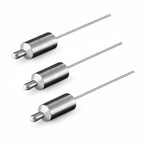 3X Abschlusswiderstand 75 Ohm, 4 mm Ø, für Antennendosen, LNB, Multischalter, SAT-Dosen, Koaxial Terminator, korrosionsbeständig, zur Störungsvermeidung, 3 Stück