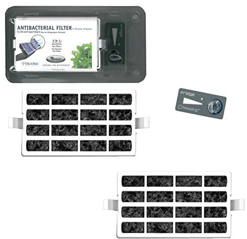 Whirlpool - Microban ANT001, Filtre pour réfrigérateur, Lot de 2