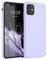 kwmobile Hülle kompatibel mit Apple iPhone 11 Hülle - Silikon Handy Case - Handyhülle weiche Oberfläche - kabelloses Laden - Pastell Lavendel