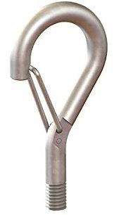 Schraubhaken M5, mit Sicherung, 5er-Packung