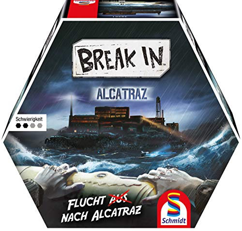 Schmidt Spiele 49381 Break In, Alcatraz, Rätselspiel, Actionspiel