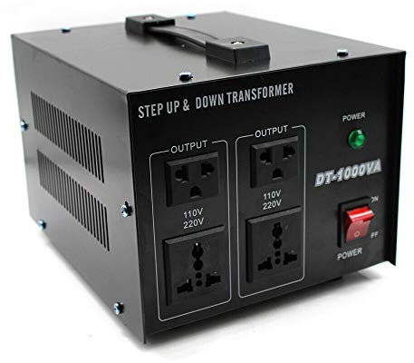 Transformator 1000W/2000W 220V Auf 110V Spannungswandler Step-up/-down Converter mit EU-Steckdose, Manuelle Step Up und Step Down für alle elektronischen und elektrischen Geräte (1000)
