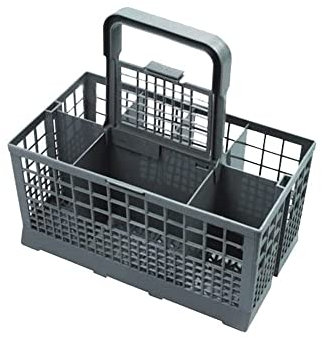 Cestello universale porta posate per lavastoviglie, compatibile con modelli Carrera, Eurotech, Homark, Lendi, Powerpoint, Servis, White, Westinghouse, Baumatic, Bosch, Neff, Siemens, Tecnik