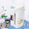 KOLHGNSE Distributore di acqua calda 4 l, bollitore in acciaio inox, 750 W, thermos con controllo tasti, serbatoio elettrico termopot per casa, scuola, ufficio, hotel (bianco)