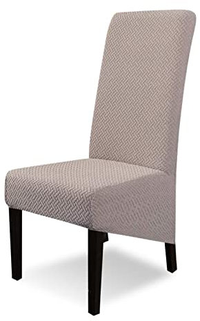Lydevo Stuhlhussen XL 4er Set Stretch Stuhlhussen Schwingstühle XL für Esszimmerstühle Spandex Universal-Stuhlbezug Large Dining Chair Schonbezüge für Stuhl Esszimmer Hotel Bankett,Diagonal#Kamel