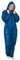 BICAP Lot de 10 combinaisons jetables | Combinaison de protection pour travaux de peinture légers, travaux de peinture, travaux de nettoyage | Combinaison jetable avec capuche, bleu, XXL