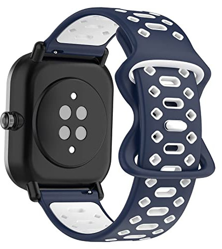 SenMore Bracelet pour Amazfit GTS, 20mm Universel Sport en lanières Bracelets Amazfit GTR 42mm/Amazfit GTS/2/2 Mini/2e/3/Amazfit Bip/Bip Lite/Bip U/Bip S/Bip U Pro.