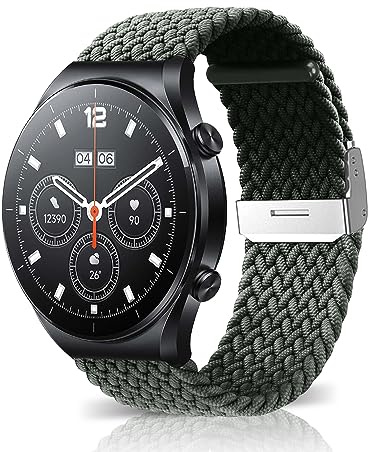 22 mm Nylon Armband für Xiaomi Watch S5 46mm/S4 47mm/S4 Sport Uhrenarmband