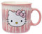 Silver Buffalo Sanrio Hello Kitty Pink Bow Reactive Glaze Ceramic Camper Mug, 20 Ounces