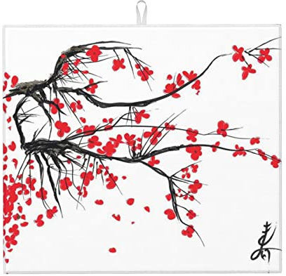 Japanischer Kirschbaum-Küchenarbeitsplatte, saugfähig, schützt die Oberfläche vor Feuchtigkeit und Flecken.