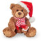 Teddy Hermann 94619 Weihnachtsteddy 30 cm, Kuscheltier, Plüschtier