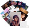 GTOTd Midnight Singer Wall Poster 12 Stück mit Wand-Collage Kit 36 x 28cm (14.1 x 11.4) Gifts Merch Sängerin Poster Ungerahmte Version HD Wall Art für Wohnzimmer Club Wand Kunst Dekor