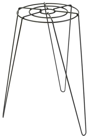 WAGNER Pflanzenständer - HAIRPIN STYLE - Ø 30/50 x 60 cm, für Außenbereich + Innenbereich, Blumenständer aus pulverbeschichtetem Stahldraht, Tragkraft 40 kg - 25056001