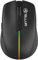 TELLUR Mouse senza Fili con Click Silenzioso, Ricaricabile, Nano Ricevitore USB 2.4 Ghz, Mouse Wireless con Click Silenzioso, 1600DPI, Banda Luminosa RGB, Design Sottile e Leggero da Portare (Nero)