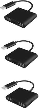 BESTonZON 3pièces Adaptateur USB De Contrôleur De Convertisseur De Clavier Compatible Switch Précision Ajustable sans Latence Utilisation Pratique