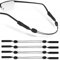 Qufiiry 4 Stück Sportbrillenband, Verstellbares Brillenband, Brillenbänder, Brillenband Damen, Brillenbands Herren, Brillenbands Sport, Brillenkette, für Sport- und Sonnenbrillen