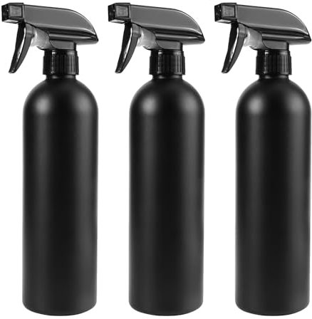 JSMTKJ 3 Piezas 500ml Botellas de Spray Vacías, Botellas de Spray Pulverizador Botella de Aerosol de Plástico Reutilizable Vaporizador de Agua para Plantas, Limpieza, Cocina