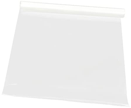 Selbstklebende Glas Schutzfolie 50cm Breit, Transparent, PET | Hochauflösend, Leicht Anzubringen, nicht Zerstörend, für Schiebetüren und Küchen Glasflächen