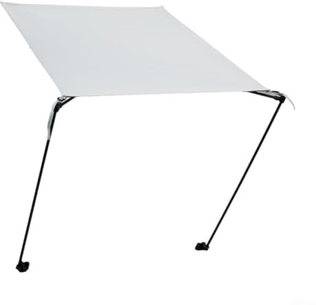 Camping-Klappstuhl, Strandkorb-Markise, tragbar, wasserdicht, für die meisten Outdoor-Klappstühle, Strandstühle (weiß)