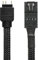 CRJ ARGB Lighting Adapter Cable for Corsair 4-Pin RGB Fans - 12-inch (30cm) Premium Black Sleeved, for Connecting Corsair RGB Fans to 3-Pin 5V ARGB Headers on PC Motherboards