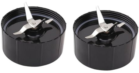 HONMEET 2 Stück 4 Entsafter Baugruppe Ersatz Mixer Zubehör Ersatzteil Für Tassen Mixer Tassen Ersatz Küchenmaschine Mixer Teile Orange Entsafter Maschine Mixer Kreuz Schwarz